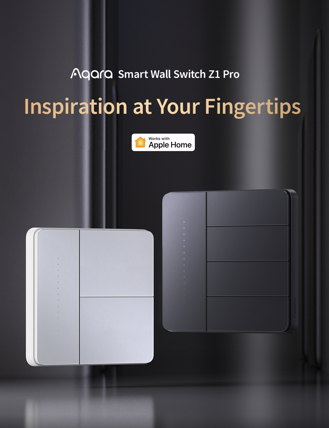 Aqara Wall Switch Z1 Pro(Four Rockers Black/White)